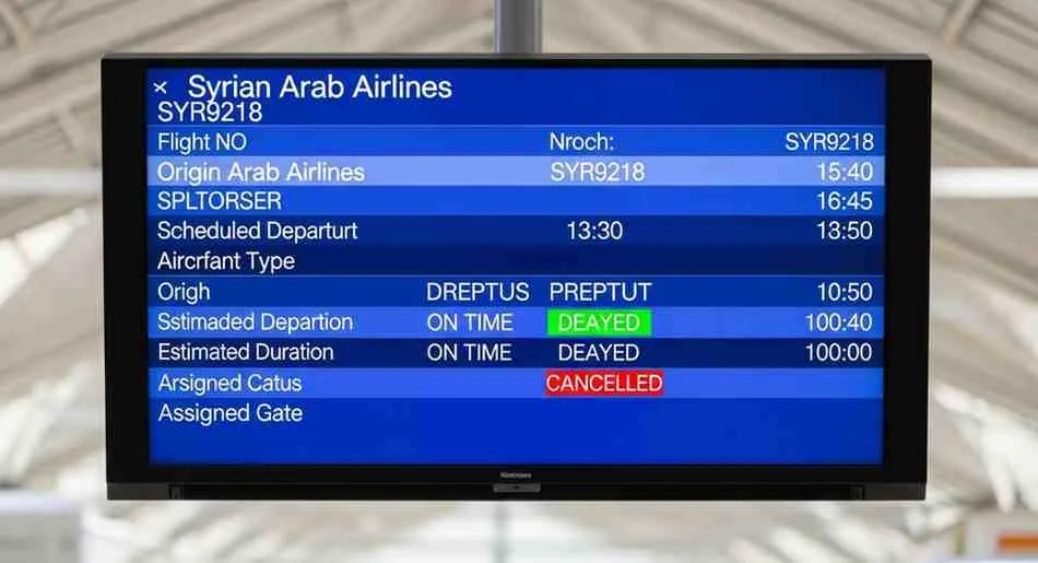 syrian arab airlines syr9218 flight details