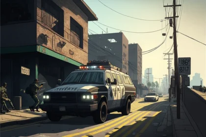 ai image keywords to create gta style loading screen