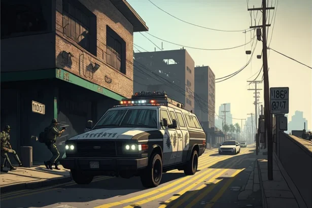 ai image keywords to create gta style loading screen