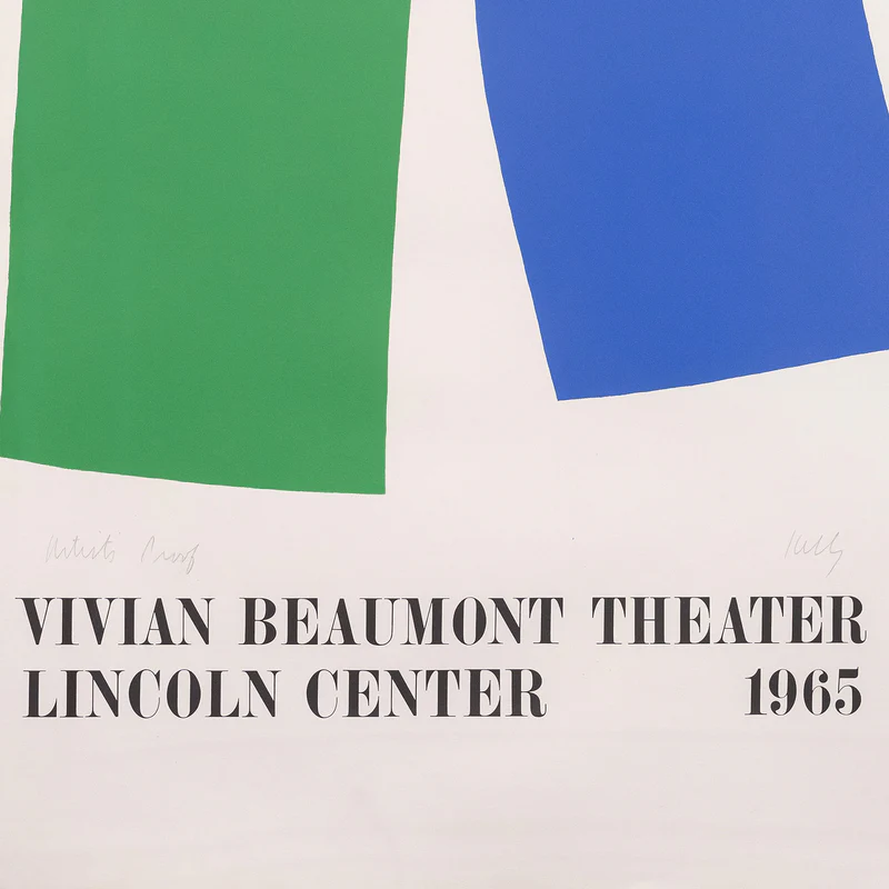 ellsworth kelly for vivan beaumont