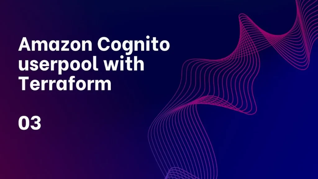 get cognito user pool parameters using terraform data keyword