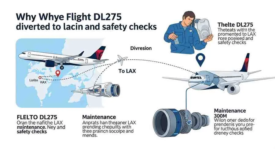 delta flight dl275 diverted lax