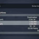 syrian arab airlines syr9218 flight details