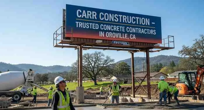 Carr Construction — Trusted Concrete Contractors in Oroville, CA