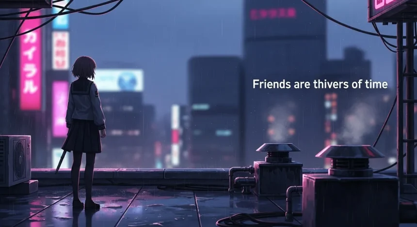 lycoris recoil -friends are thieves of time.