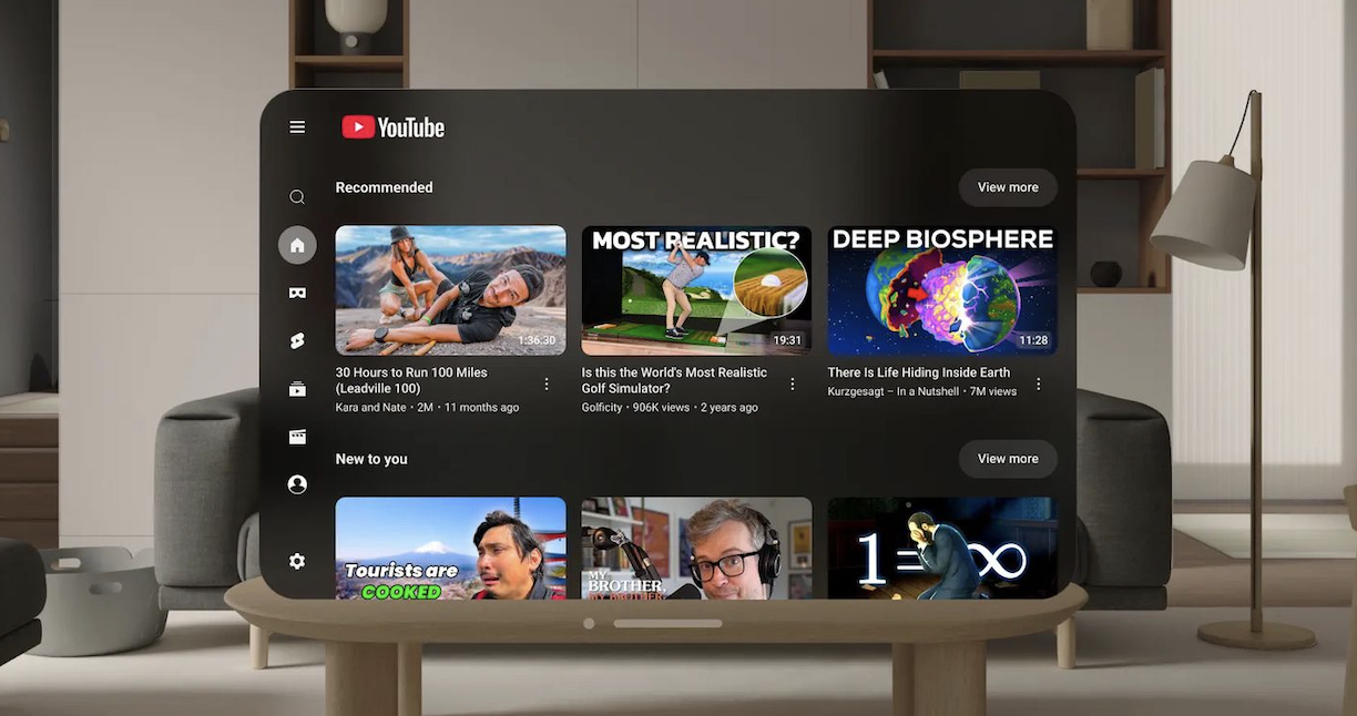 YouTube Officially Launches on Apple Vision Pro