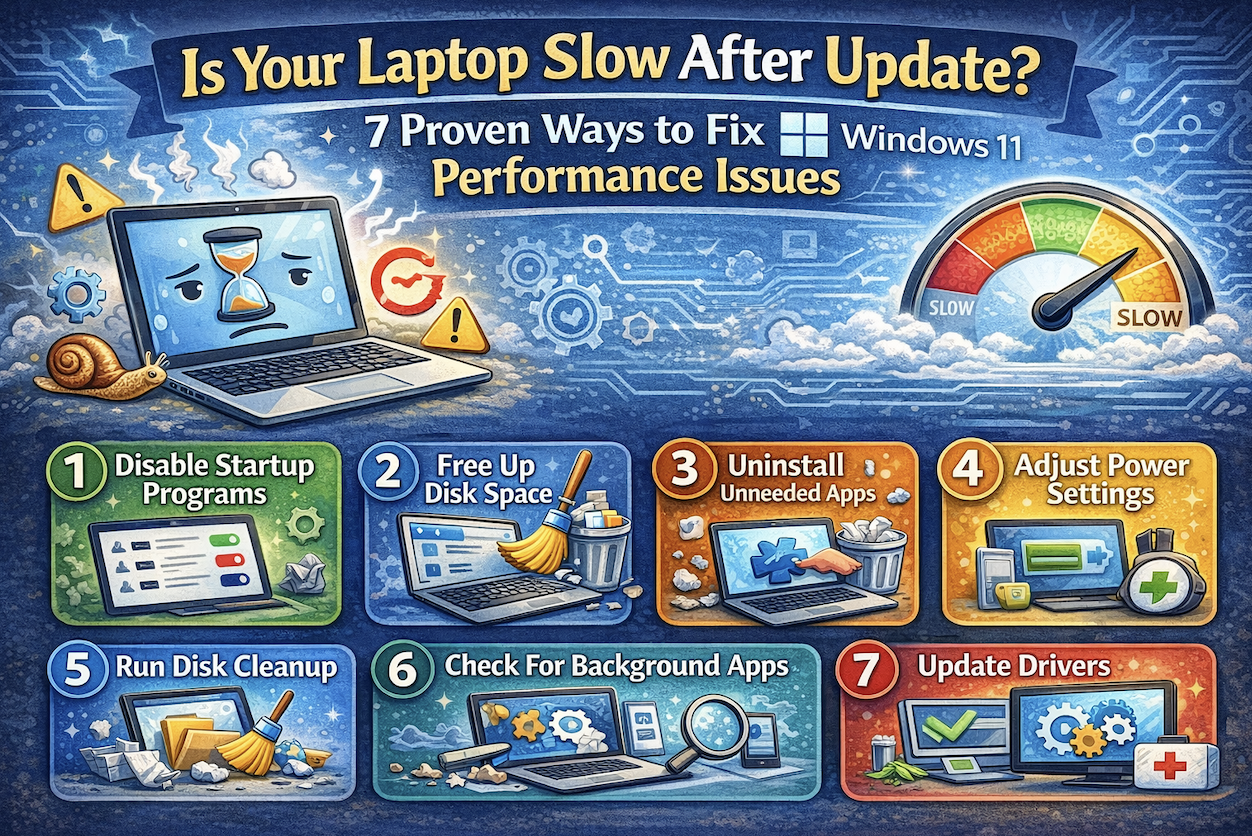 Is Your Laptop Slow After Update? 7 Proven Ways to Fix Windows 11 Performance Issues