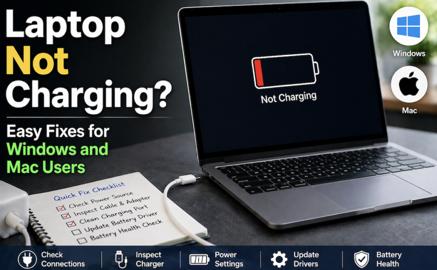 Laptop Not Charging? Easy Fixes for Windows and Mac Users