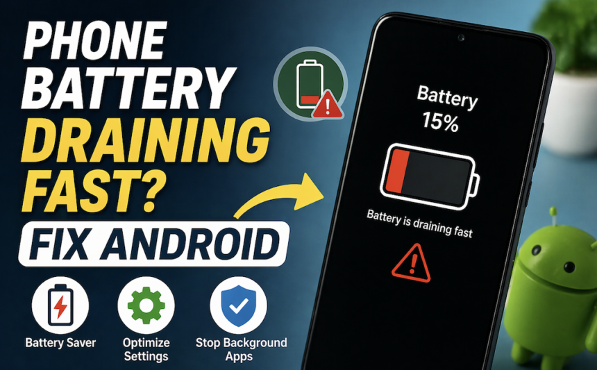 Phone Battery Draining Fast Fixes for Android That Actually Work