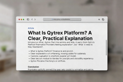 What Is Qytrex Platform Explained (Easy Guide)