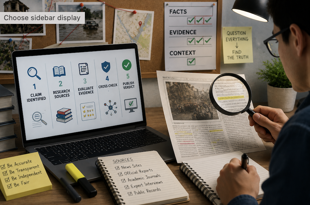 How Do Fact-Checking Organizations Actually Verify Claims?