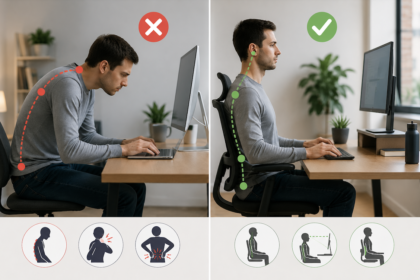 How to Improve Your Posture When Working at a Desk All Day